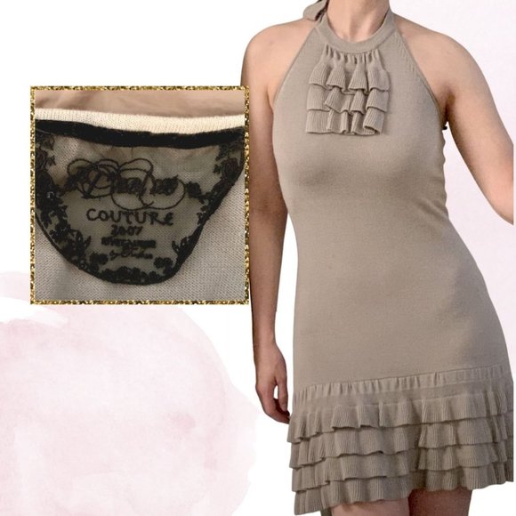 Twelve Couture Gray Knit Dress - Picture 1 of 8